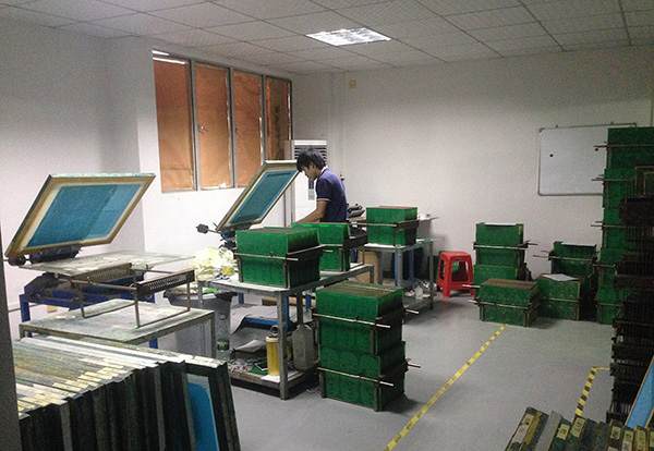Screen printing workshop